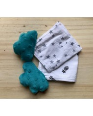 Doudou lange "Nuage bleu" Doudou lange "Nuage bleu"