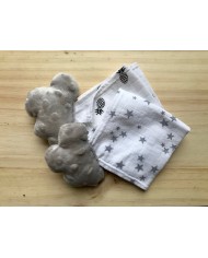 Doudou lange "Nuage gris"