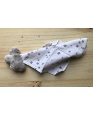 Doudou lange "Nuage gris"