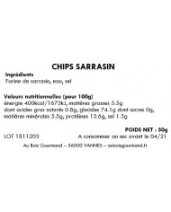 Chips au sarrasin et herbes de Provence