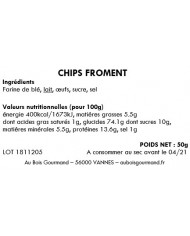 Chips sucrées au froment
