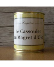 CASSOULET AU MAGRET D'OIE 2 PARTS - 760 GRS