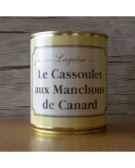 CASSOULET AU MANCHONS DE CANARD 2 PARTS - 760 GRS