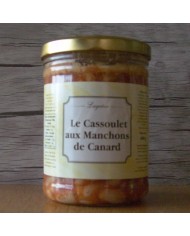 CASSOULET AU MANCHONS DE CANARD 2 PARTS - BOCAL 600 GRS