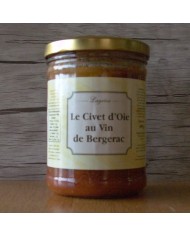 CIVET D'OIE AU VIN DE BERGERAC - BOCAL 600 GRS