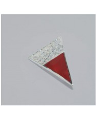Broche argent femme - TRIANGLE