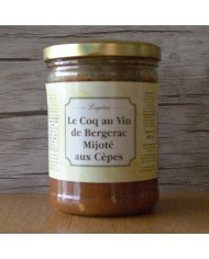 COQ AU VIN MIJOTE AUX CEPES - BOCAL 600 GRS