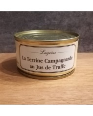 TERRINE CAMPAGNARDE AU JUS DE TRUFFE - 130 GRS