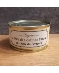 TERRINE DE PATE AU CONFIT DE CANARD ET NOIX DU PERIGORD - 130 GRS