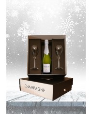 COFFRET CHAMPAGNE CUVEE TRADITION ET FLUTES