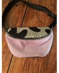 SAC BANANE BLACK & WHITE LILA