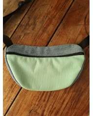 SAC BANANE JEAN VERT D'EAU