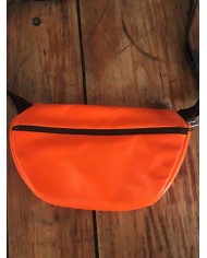 SAC BANANE CUIR ORANGE