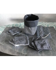 Lingettes démaquillantes et son panier