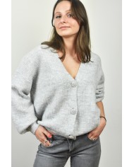 Gilet femme maille douce