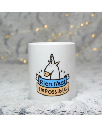 Mug "Rien n'est impossible"