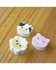 Gommes Animaux de la ferme (Lot de 3) Gommes Animaux de la ferme (Lot de 3)