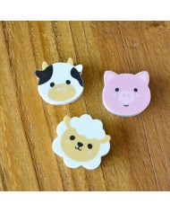 Gommes Animaux de la ferme (Lot de 3) Gommes Animaux de la ferme (Lot de 3)
