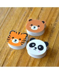 Gommes Animaux sauvages (Lot de 3) Gommes Animaux sauvages (Lot de 3)