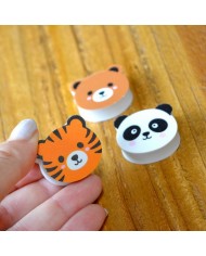Gommes Animaux sauvages (Lot de 3) Gommes Animaux sauvages (Lot de 3)