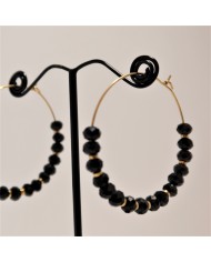 Boucles d'oreilles dorée - RUN