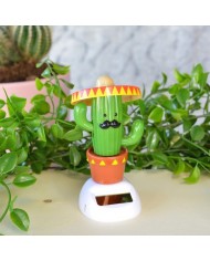 Figurine solaire cactus sombrero Figurine solaire cactus sombrero