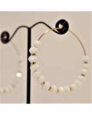 Boucles d'oreilles dorée - RUN