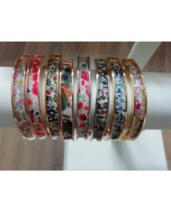 dormeuses en liberty Phoebe orange