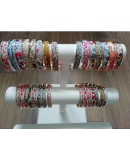 dormeuses en liberty Wiltshire pois de senteur