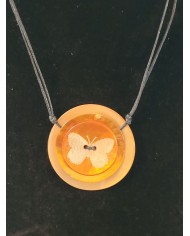 collier monobouton nacre