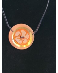 collier monobouton nacre