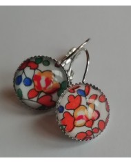 Dormeuse liberty Eloïse orange