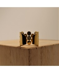 Bague ajustable dorée - JUNE