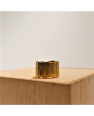 Bague ajustable dorée - MAE