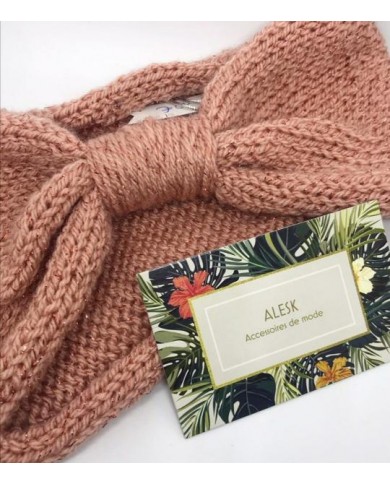 Pochette surprise de Noël Rose saumon scintillante