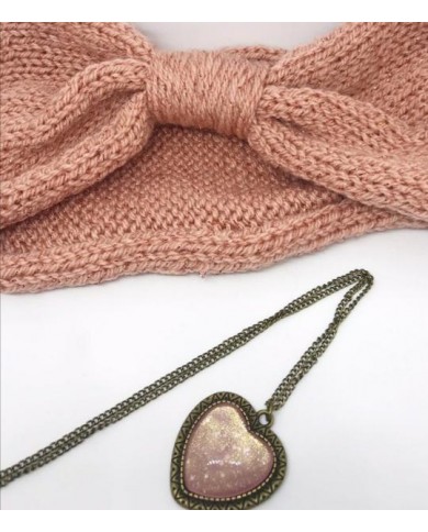 Pochette surprise de Noël Rose saumon scintillante