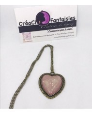 Pochette surprise de Noël Rose saumon scintillante