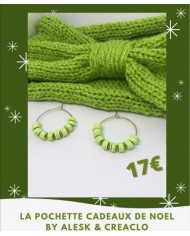 Pochette surprise de Noël Vert Pomme