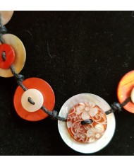 collier 7 boutons nacre collier 7 boutons nacre