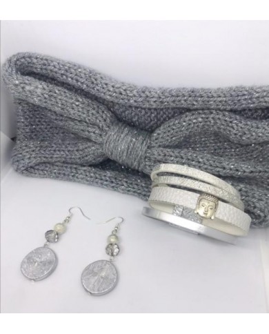 Pochette surprise de Noël Argentée