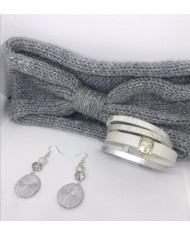 Pochette surprise de Noël Argentée