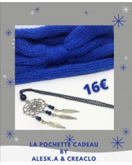 Pochette surprise de Noël Bleu Roi