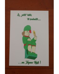 Carte de Noël lutin