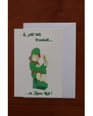 Carte de Noël lutin