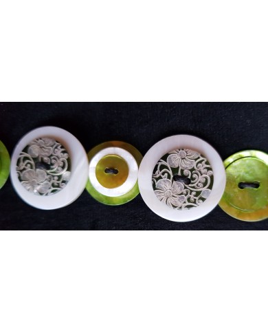 bracelet boutons nacre bracelet boutons nacre