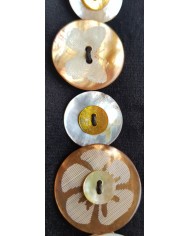bracelet boutons nacre
