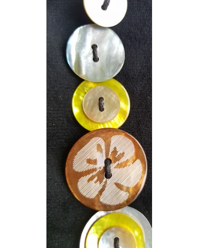 bracelet boutons nacre bracelet boutons nacre