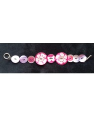 bracelet boutons nacre