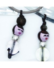 lot 2 barrettes et 1 chouchou poupee transparente