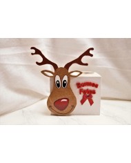 Bougeoir double petit renne de noël